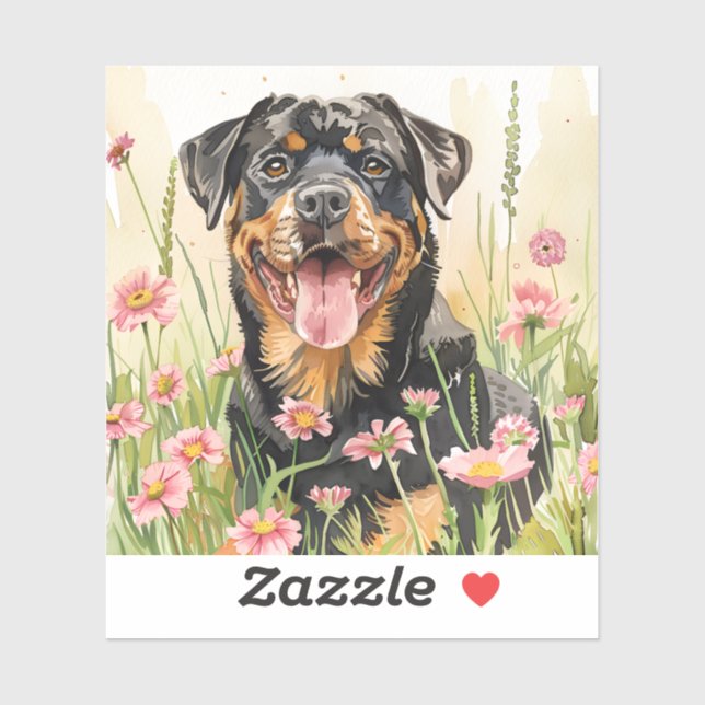 Adesivo Sticker – Rottweiler Sticker (Folha)