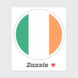 Adesivo Sticker Round da Irlanda