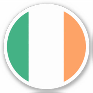 Adesivo Sticker Round da Irlanda