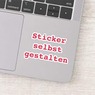 Adesivo Sticker selbst gestalten