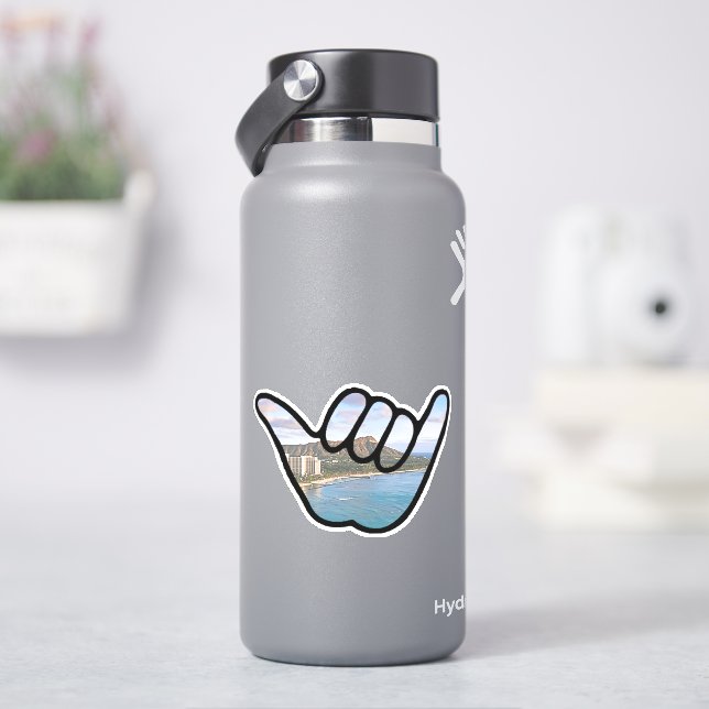 Adesivo Sticker - Shaka - Cabeça Diamante (HidroFlask)