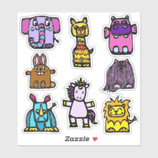 Adesivo Sticker Sheet 4x4 "the alphabet book" (Matte)
