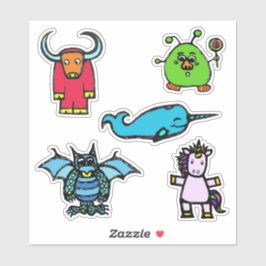 Adesivo Sticker Sheet 6x6 "the alphabet book" (Matte)