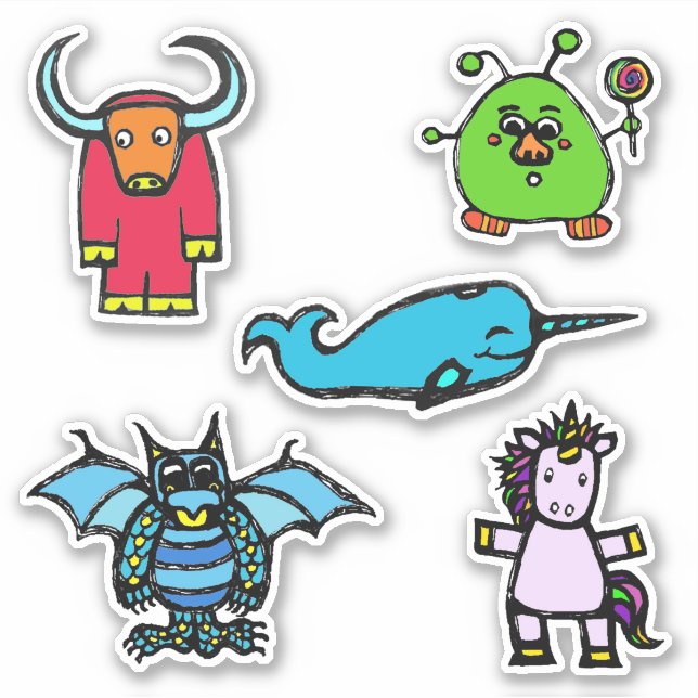 Adesivo Sticker Sheet 6x6 "the alphabet book" (Matte) (Frente)