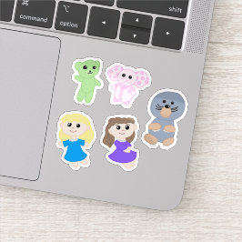 Adesivo Sticker Sheet - Samantha, Stacy & Friends