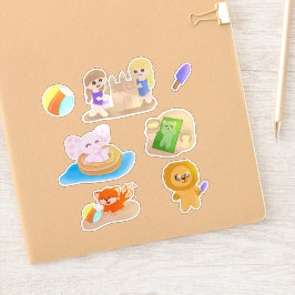 Adesivo Sticker Sheet - Summer Time Toys