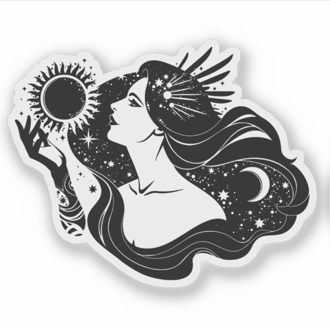 Adesivo Sticker - "Sorceress" (Frente)