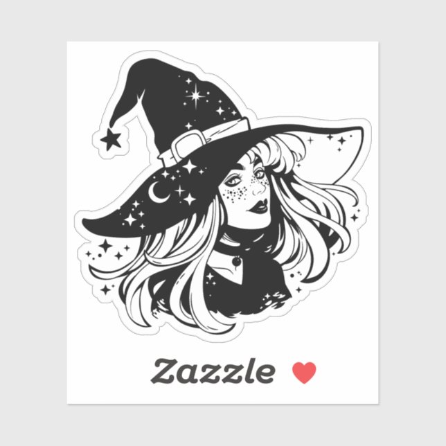 Adesivo Sticker "Witch" (Folha)