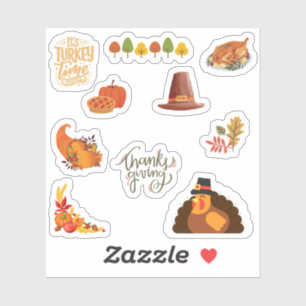Adesivo Stickers de Ação de Graças