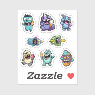 Adesivo Stickers do Monster Party 1