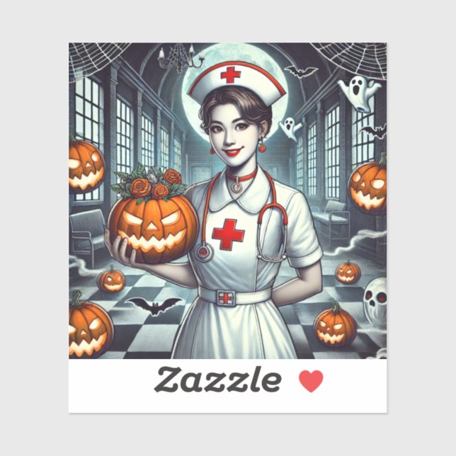 Adesivo Stickers projetam dia de Dia das Bruxas (Folha)