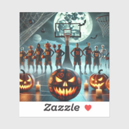 Adesivo Stickers projetam mistura de Halloween por basquet