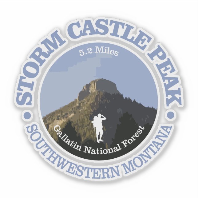 Adesivo Storm Castle Peak (rd) (Frente)