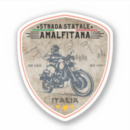 Adesivo Strada statale 163 Amalfitana italiana