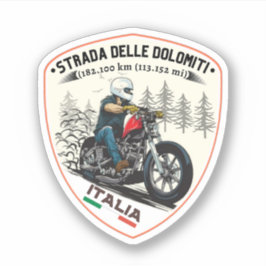 Adesivo Strada statale 48 delle Dolomi 1