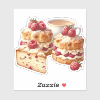 Adesivo Strawberry Shortcake Sticker | Cozy Dessert