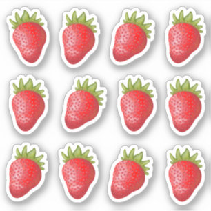 Adesivo Strawberry Vinyl Stickers