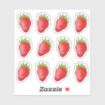 Strawberry Vinyl Stickers