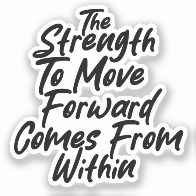 Adesivo Strength From Within Mindset (Frente)