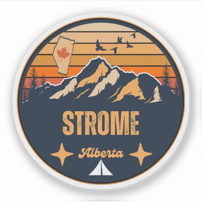 Adesivo Strome, Alberta (Frente)