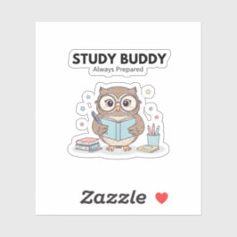 Adesivo Study Owl Sticker – Cute Study Buddy Always