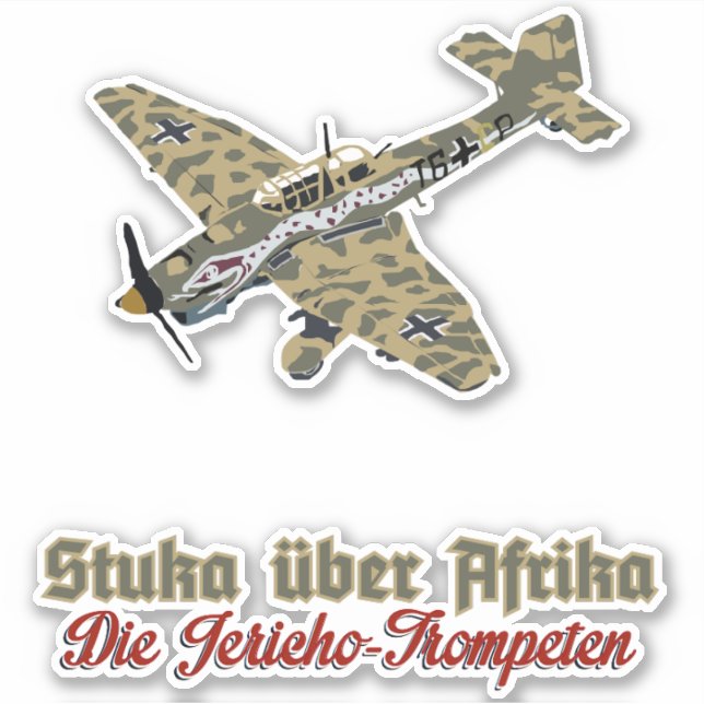 ADESIVO STUKA AFRIKA KORPS (Frente)