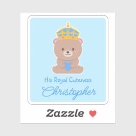 Adesivo Sua Cutenza Real | Bebê Personalizado Engraçado