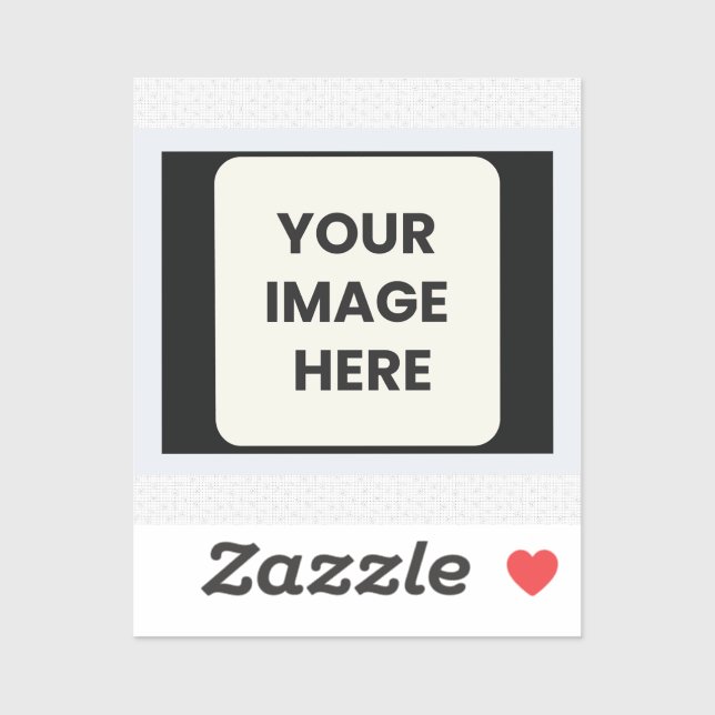 Adesivo Sua imagem aqui (Folha)