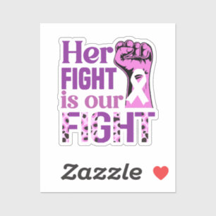 Adesivo Sua Luta é nossa Luta