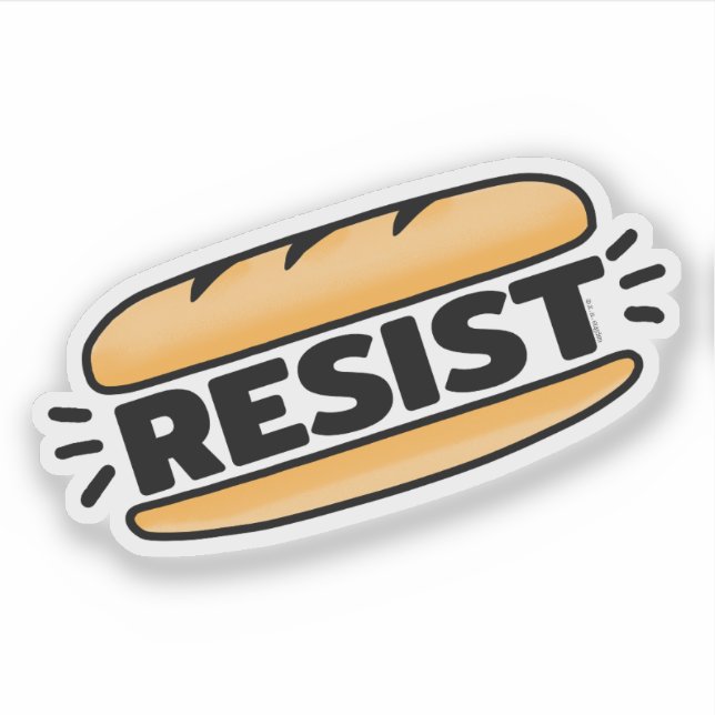 Adesivo Sub-Sandwich Resistir ao fascismo (Frente)