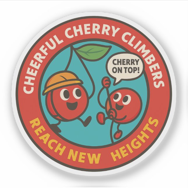 Adesivo Subida de Fruta Motivacional (Frente)