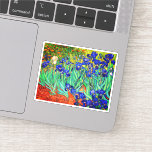 Adesivo Subidas por Vincent Van Gogh<br><div class="desc">Subidas de Vincent Van Gogh. Pintado em 1889, é uma das pinturas que criou no Santo Paul-de-Mausole hospício em Santo-Rémy-de-Provence, na França. É uma pintura a óleo. Esta pintura de óleo de arte fino representa um campo de plantas de flores da íris. Vincent Van Gogh era um artista famoso. Ele...</div>