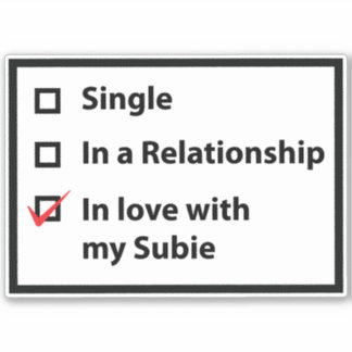 Adesivo Subie Love JDM Vinyl Stickers