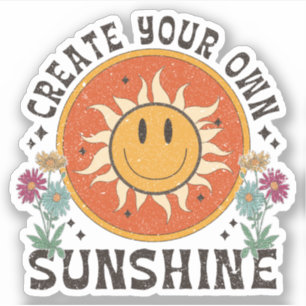 Adesivo Sublimação de Boho Retro