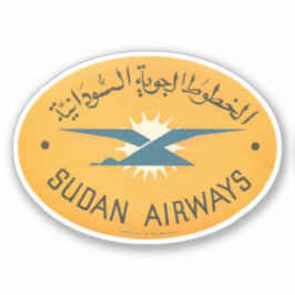 Adesivo Sudan Airways Aviation Sticker