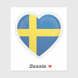 Adesivo Suecia Love Icon Sticker