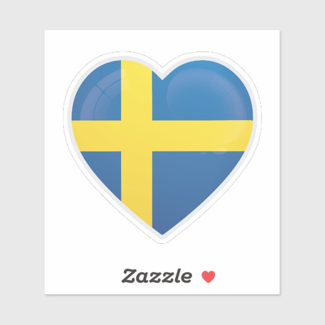 Adesivo Suecia Love Icon Sticker (Folha)