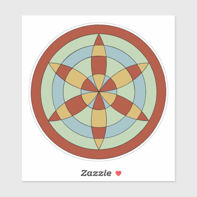 Adesivo Suffolk Hexafoil (Daisy Wheel) (Folha)