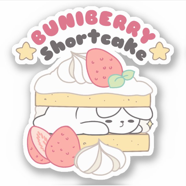 Adesivo Sugestões Doce: Ataque à Boca de Buniberry (Frente)