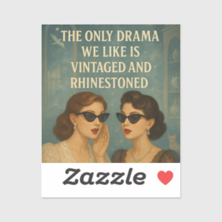 Adesivo Sugestões Violeta Rinestone Drama Sticker