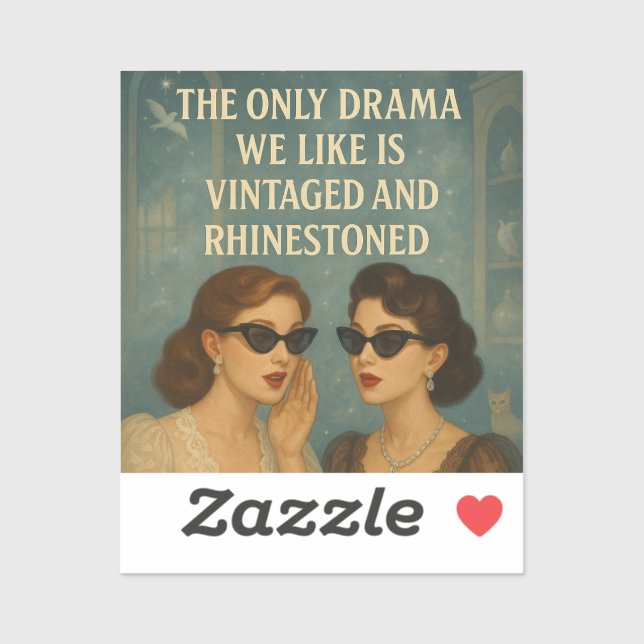 Adesivo Sugestões Violeta Rinestone Drama Sticker (Folha)