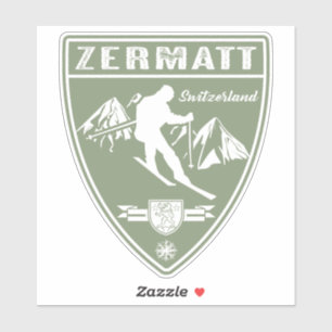 Adesivo Suiça Ski Zermatt