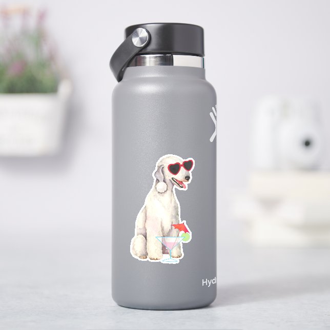 Adesivo Summer Bedlington Terrier Vinyl Sticker (HidroFlask)