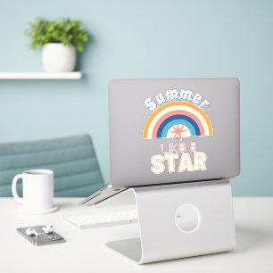 Adesivo Summer Like A Star Boho Rainbow Sticker
