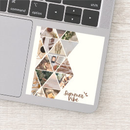 Adesivo Summer Vibe, Quero Estar Com Você, Beige Color