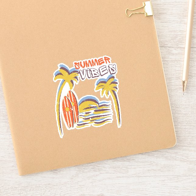 Adesivo Summer Vibes Vacage (Notebook)
