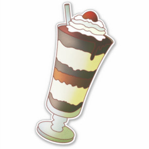 Adesivo Sundae de Chocolate