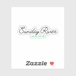 Adesivo Sunday River Maine