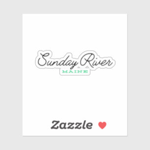 Adesivo Sunday River Maine