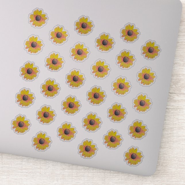 Adesivo Sunflower Daisy Kiss Cut Stickers (Detalhe)